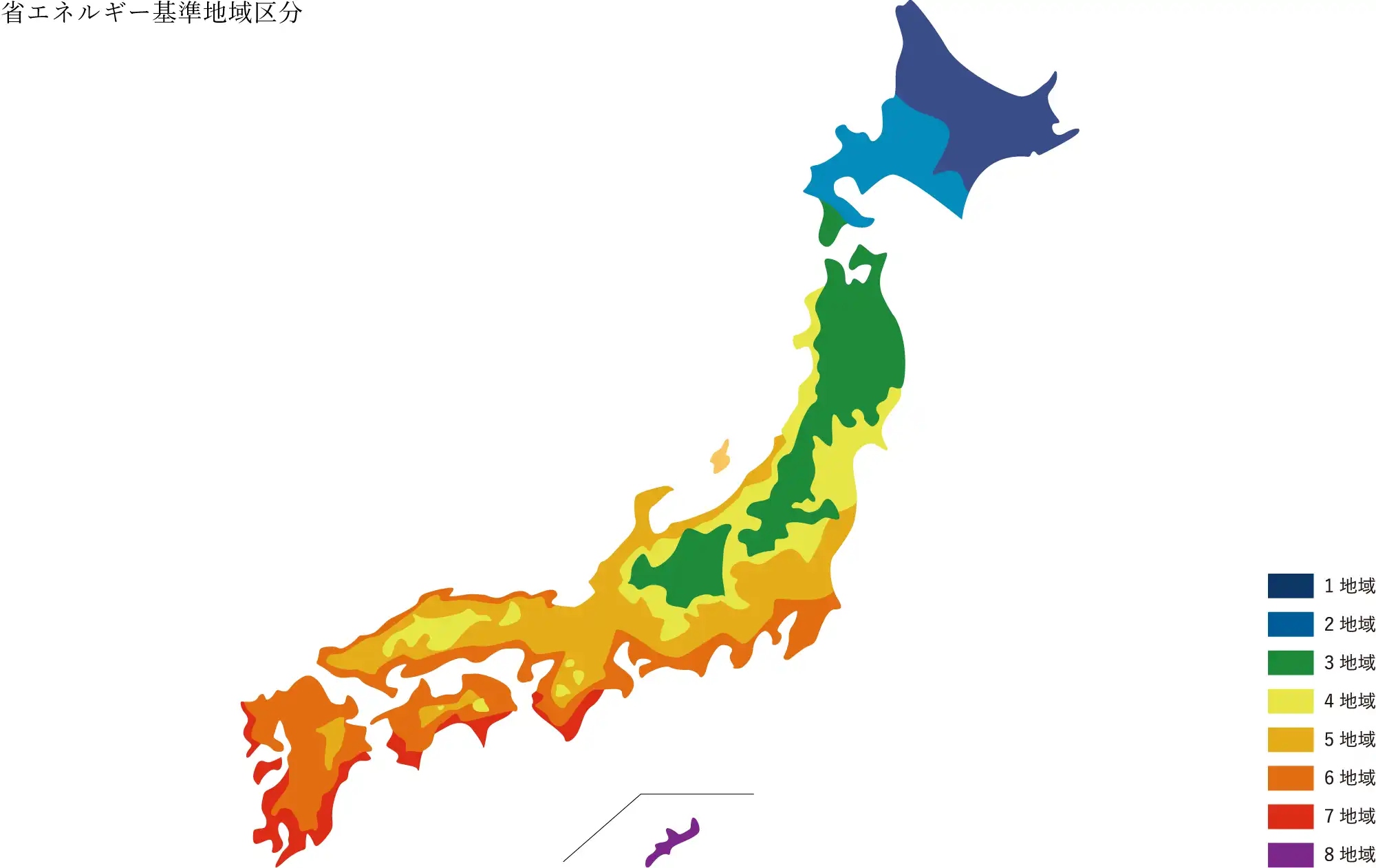 省エネルギー基準地域区分