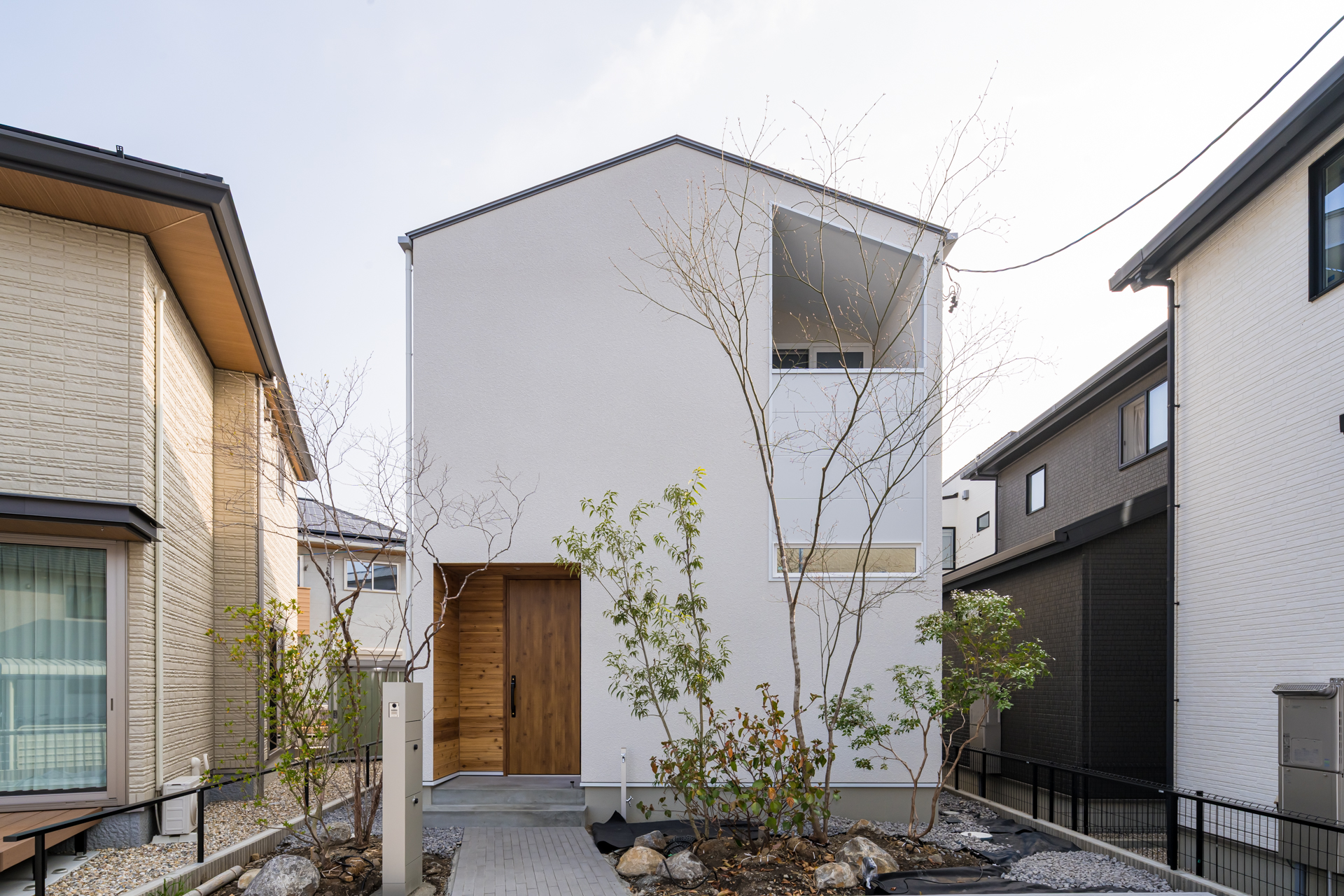 リキューの注文住宅 外観施工事例